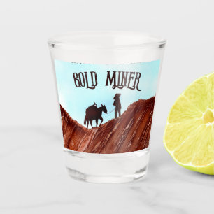 Goldminer Schnapsglas