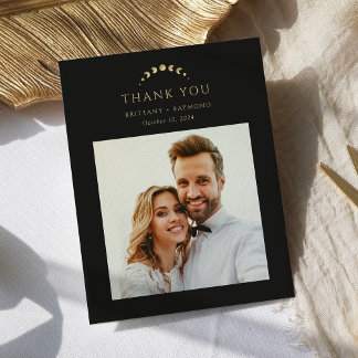 Goldmondhochzeit Dankeskarte