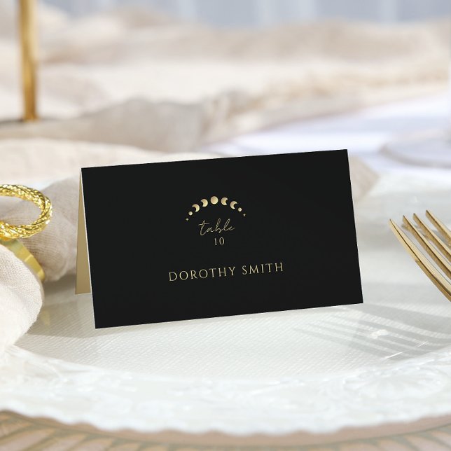 Goldmondhochzeit Platzkarte (Von Creator hochgeladen)