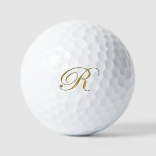 Goldmonogramm R Golfball