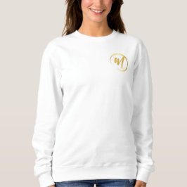 Goldmonogramm Sweatshirt