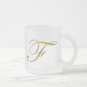 Goldmonogrammf Tassen und Steins