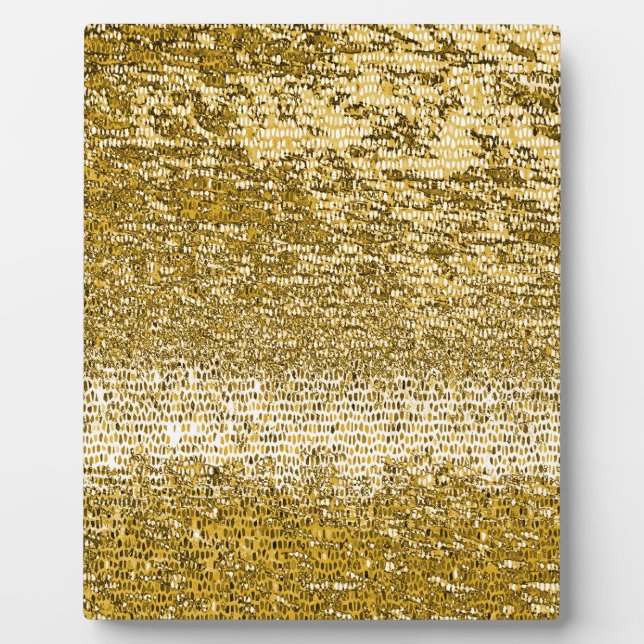Goldmosaikmuster Fotoplatte (Vorderseite)