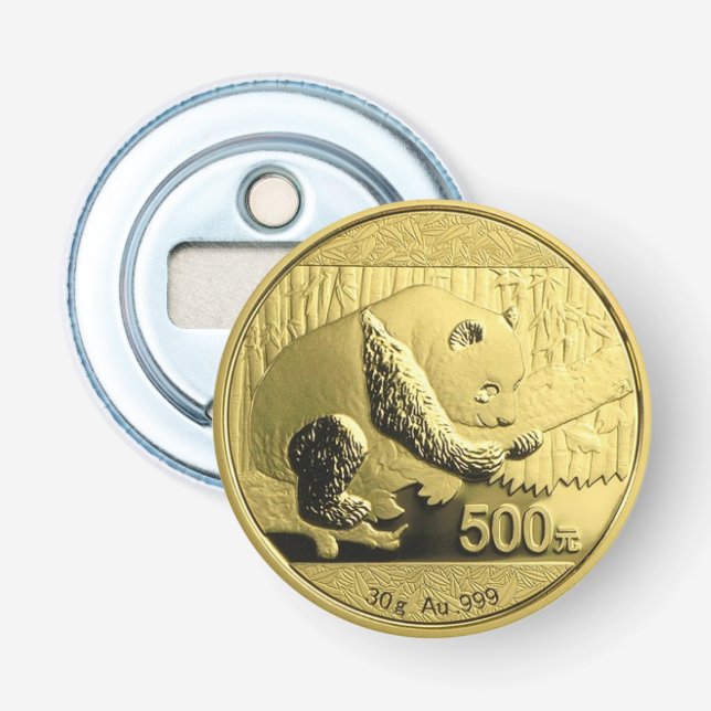 Goldmünze Flaschenöffner (Vorderseite)