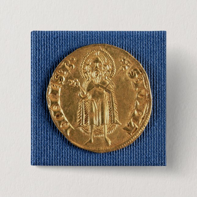 Goldmünze, mit Johannes der Baptist, 16. Button (Vorderseite)