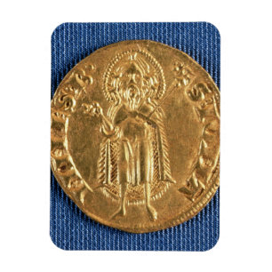 Goldmünze, mit Johannes der Baptist, 16. Magnet