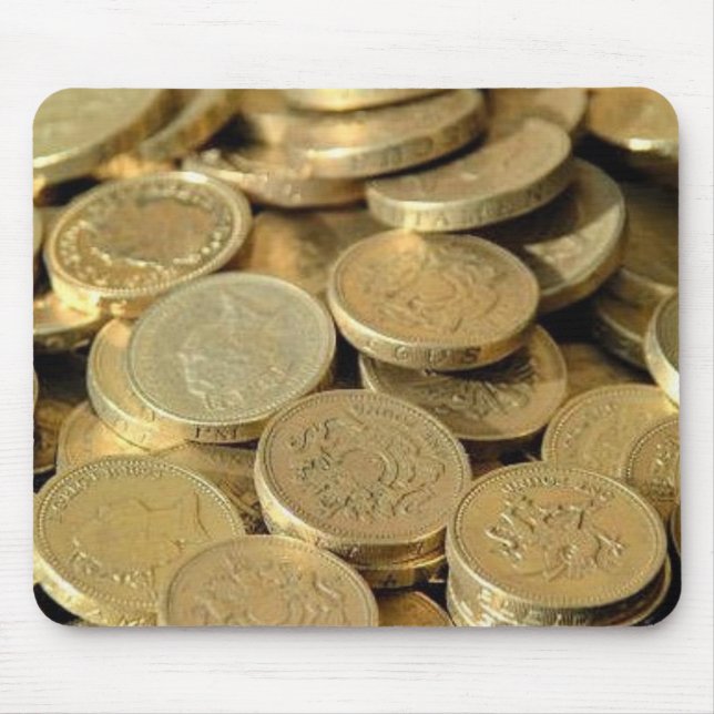 Goldmünzen Mousepad (Vorne)