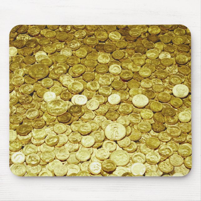 Goldmünzen Mousepad (Vorne)