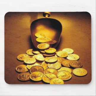 Goldmünzenguss Mousepad