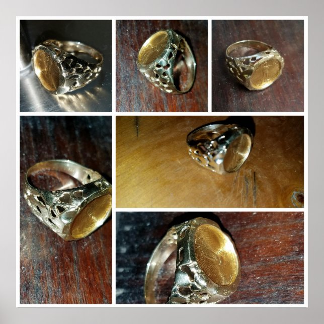 Goldmünzring Poster (Vorne)