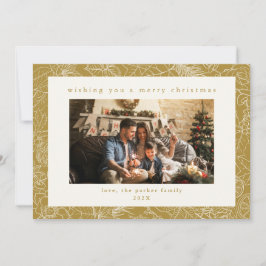 Goldmuster Custom Foto Weihnachtskarte Feiertagskarte