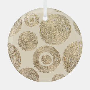 Goldmuster: glänzendes abstraktes Luxus-Design Ornament Aus Glas