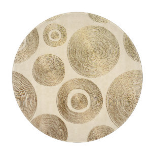 Goldmuster: glänzendes abstraktes Luxus-Design Schneidebrett