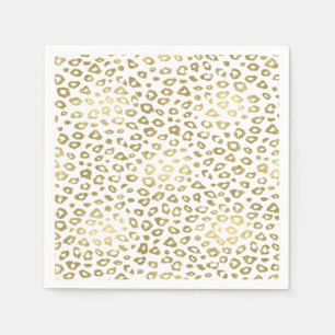 GoldOmbre Leopard-Druck Serviette