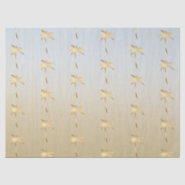 Goldpalm Tree Ombre Seidenpapier