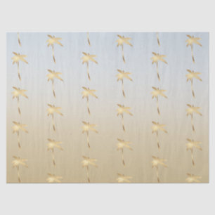 Goldpalm Tree Ombre Seidenpapier