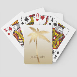 Goldpalme Tree Traum Ombre Spielkarten