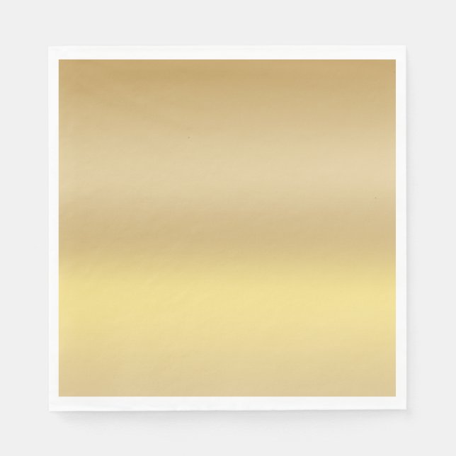 Goldpapier Serviette (Vorderseite)