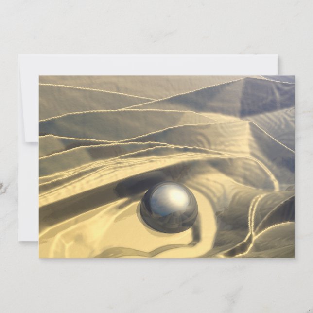 Goldperle Dankeskarte (Vorderseite)