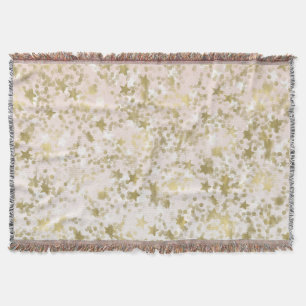 Goldpfirsich hat den abstrakten Confetti in der Decke