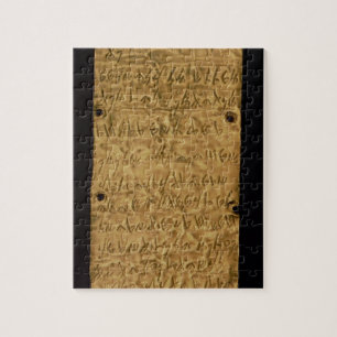 Goldplatte mit phönizischer Aufschrift, von Sankt Puzzle