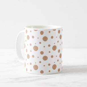 Goldpolka dots napkins kaffeetasse
