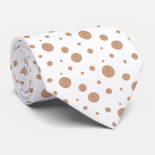 Goldpolka dots napkins krawatte