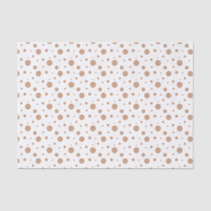Goldpolka dots napkins seidenpapier