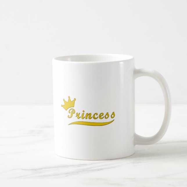 Goldprinzessin Coffee Mug Tasse (Rechts)