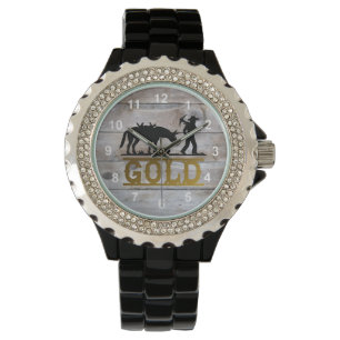 Goldprospektor Armbanduhr