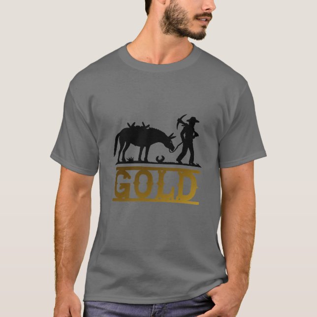 Goldprospektor T-Shirt (Vorderseite)