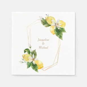 Goldrahmen-Cocktail Napkins Serviette