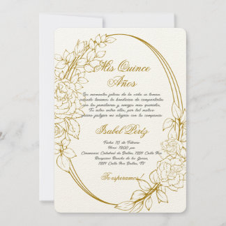 Goldrahmen Einladung