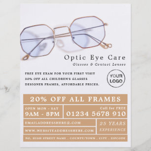 Goldrahmen, Optiker, Techniker Flyer