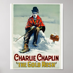 Goldrausch-Filmplakate Poster