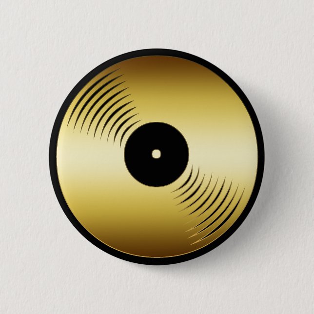GOLDRekordalbum Button (Vorderseite)