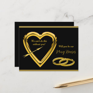 Goldrings und Goldrings Herzring Einladung