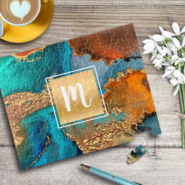 Goldröde Puzzle (Von Creator hochgeladen)