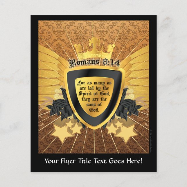 Goldrömer 8:14, Söhne Gottes Flyer (Vorne)