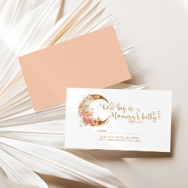 Goldrosa Bohommond wie groß ist der Bauch der Mama Begleitkarte