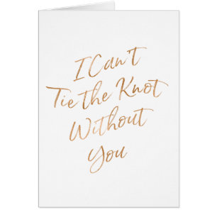 GoldRose "ich kann nicht Krawatte der Knoten ohne