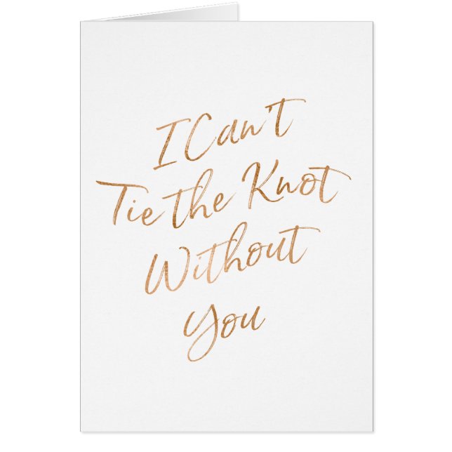 GoldRose "ich kann nicht Krawatte der Knoten ohne (Vorne)