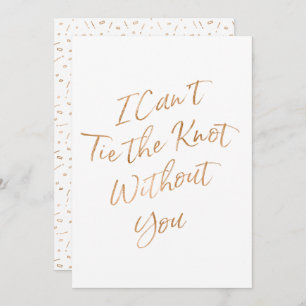 GoldRose "ich kann nicht Krawatte der Knoten ohne Einladung