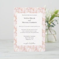 Goldrosé Rosenblüten Florale Hochzeit