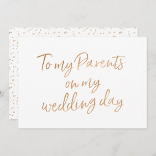 GoldRose zu meinen Eltern Einladung