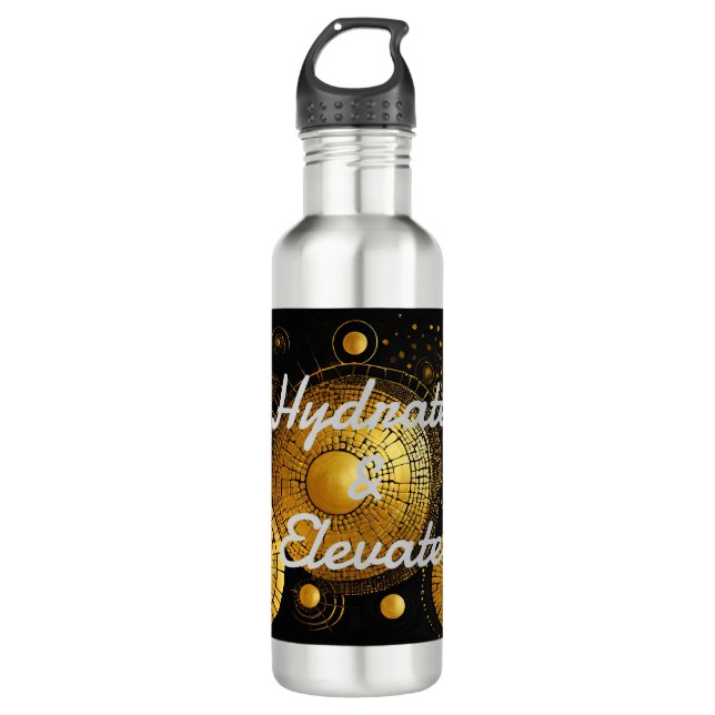 GoldRush 1 Wasserflasche Typ 1 Edelstahlflasche (Vorderseite)
