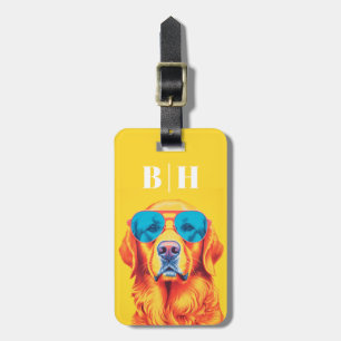 Golds Retriever-Gepäckanhänger Gepäckanhänger
