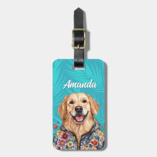 Golds Retriever-Gepäckanhänger Gepäckanhänger