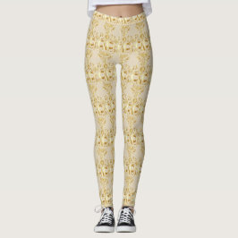 Goldsaummotiv Leggings