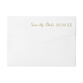 GoldSave the Date Rücksendeadresse